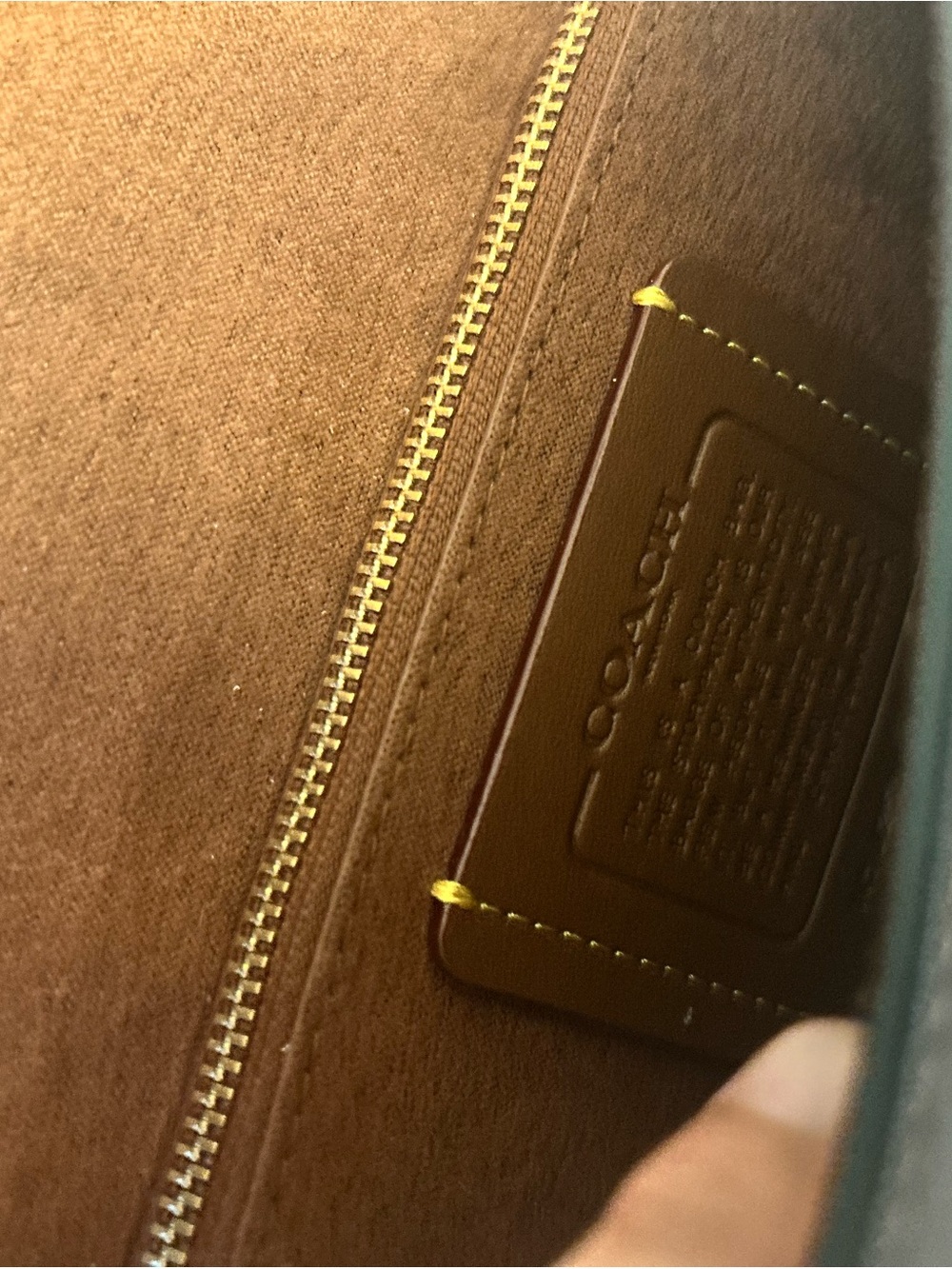 Coach Brown Leather Crossbody with Top Handle - Picture 3 of 4